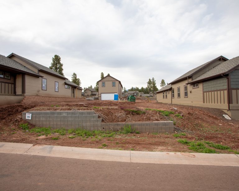 Photo of new home site in Flagstaff - land we are building a new home on in Flagstaff